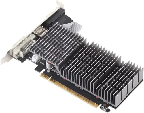 Vista 3 de maxsun GEFORCE GT 710 - Tarjeta gráfica de video con factor de forma pequeño de 1 GB, compatible con GPU DirectX12 OpenGL4.5, bajo consumo, VGA