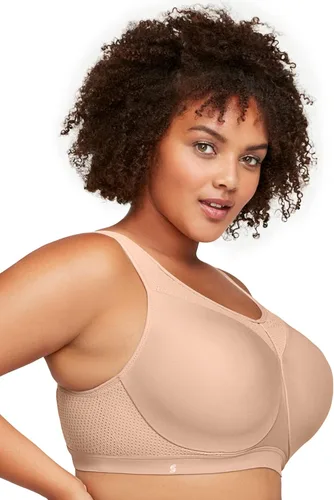 Vista 4 de Glamorise Womens Plus Size Hi-Impact Sports Bra Underwire 9066