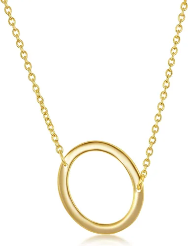 Vista 51 de Dainty Sideways Initial Necklace for Women – Sterling Silver or 14K Gold Plated 20mm Alphabet Letter Pendant