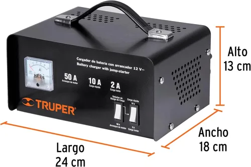 Vista 3 de TRUPER CARBA-50 Cargador de batería de coche de 12 V/50 amperios
