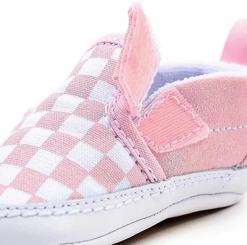 Vista 6 de Vans Zapatos para cuna en V (tablero de ajedrez), color arcoírisblanco verdadero VN0A2XSLU09