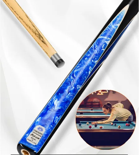 Vista 3 de Tacos de billar profesionales 145cm Snooker cue, 3/4 Split, 17-18 oz, Chinese Black Eight, American Nine Ball(Color:a,Size:10mm)