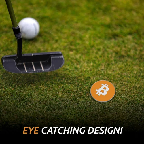 Vista 4 de Shanker Golf - Divertidos marcadores de pelotas de golf con clip magnético para sombrero - Accesorios divertidos de golf Funny Golf Accessories