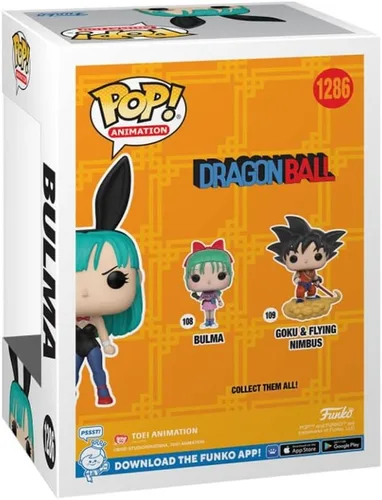 Vista 3 de Funko Pop! Animación: Dragonball Z - Disfraz de conejo Bulma exclusivo