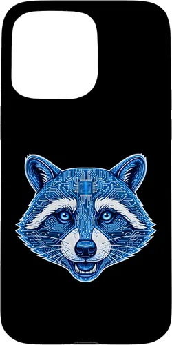 Vista 31 de Raccoon Electronic Computer Circuit CPU Art Case for iPhone 17