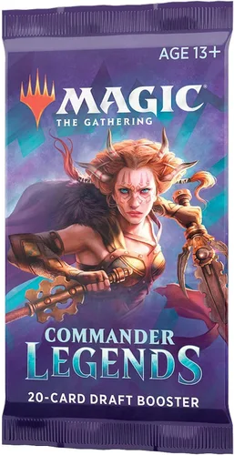 Vista 4 de Magic The Gathering Commander Legends Booster Pack - 2 leyendas - Total 20 cartas MTG (1 potenciador de borrador)