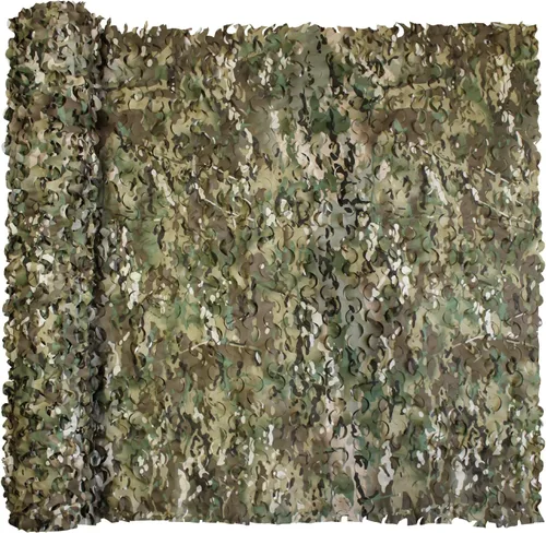 Vista 12 de GRVCN - Red de camuflaje en rollo a granel, malla de sombrilla para caza, tiro a ciegas, temática militar, decoraciones de fiesta Desert Camo