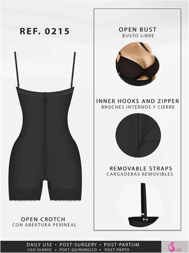 Vista 3 de Salome Butt Enhancer Tummy Control Shapewear Fajas Colombianas