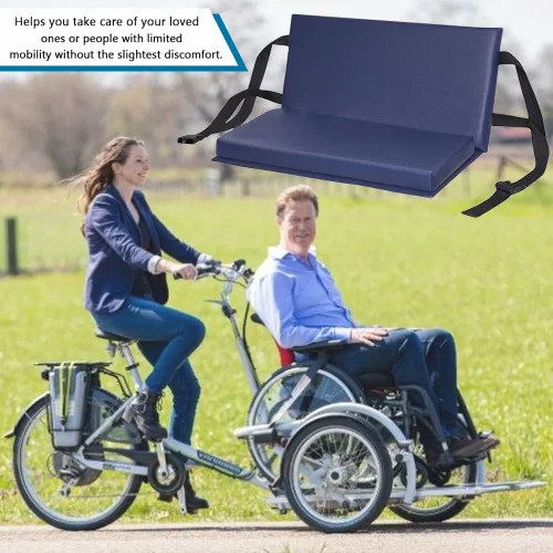 Vista 5 de Extensor de reposapiés y patas para silla de ruedas, almohadilla elevadora para ancianos, pacientes discapacitados, protector de cojín de pedal