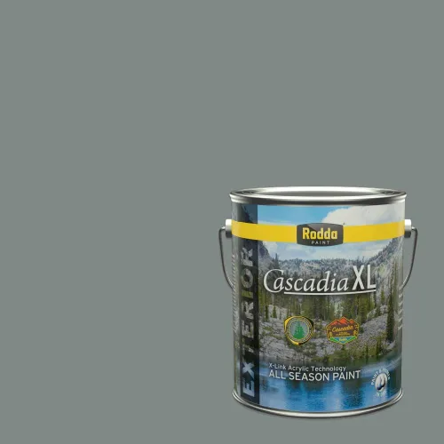 Vista 162 de Rodda Paint CASCADIA XL Pintura e imprimación satinada para exteriores en uno, cuarto de galón, Metropolis Mood