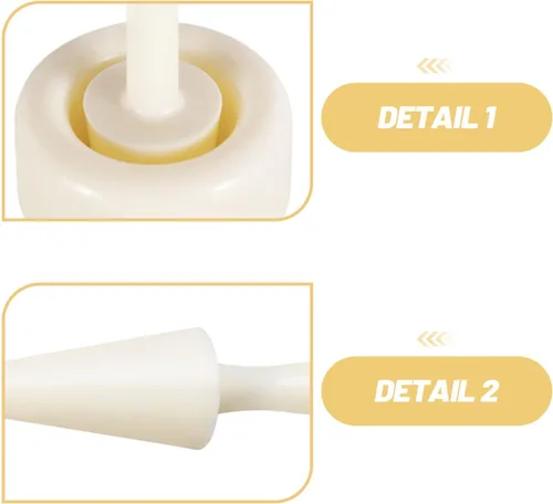 Vista 11 de UPKOCH Moldeador de cono de helado de cocina, rodillo de cono crujiente, kit de molde de cono de helado, máquina de rollos de huevos, 9.25 pulgadas
