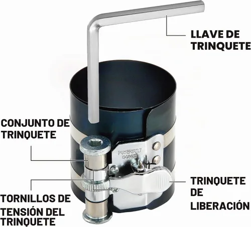 Vista 3 de Compresor de anillo de pistón Powerbuilt 648433