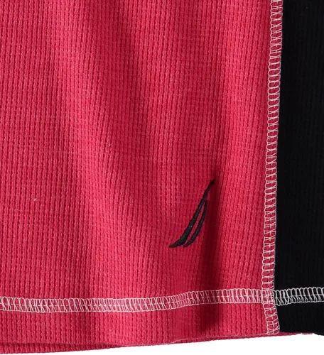 Vista 2 de Nautica Top térmico de manga larga con cuello redondo para mujer