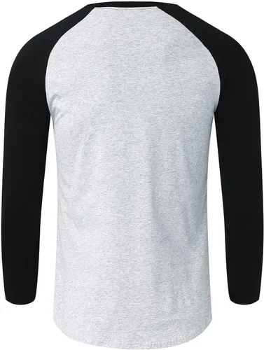 Vista 5 de CHUOAND Camiseta de verano para hombre, moda y ocio, color sólido, cuello redondo, camiseta para hombre, pantalones cortos atléticos