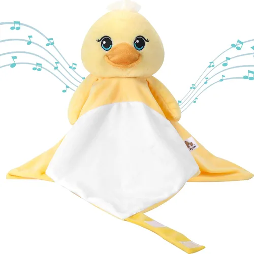 Vista 10 de Love By Emi - Chupete de sueño para bebé de canción de cuna de ruido blanco, juguete de peluche para ayudar al sueño, máquina de sonido de cuna