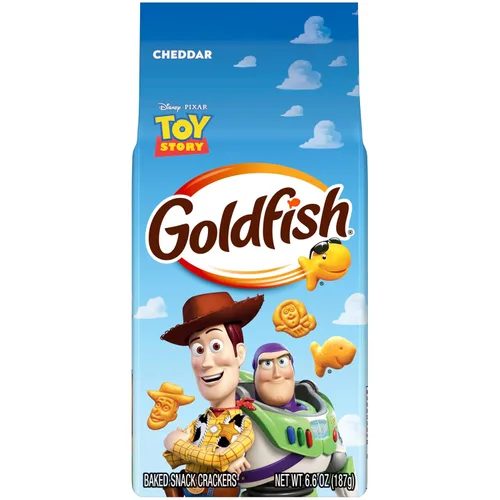 Vista 29 de Goldfish Galletas de queso cheddar para bebé, bolsa de 7.2 onzas