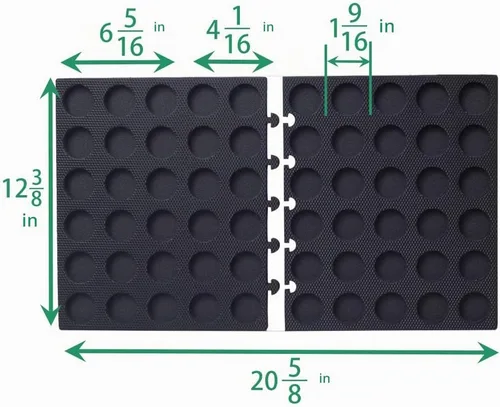 Vista 4 de Soporte para cápsulas de café, organizador de tamaño DIY, 60 bandejas compatibles con cajón con cápsulas de café