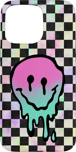 Vista 31 de Blah Drippy Pink Teal Y2K Graphic Case for iPhone 17