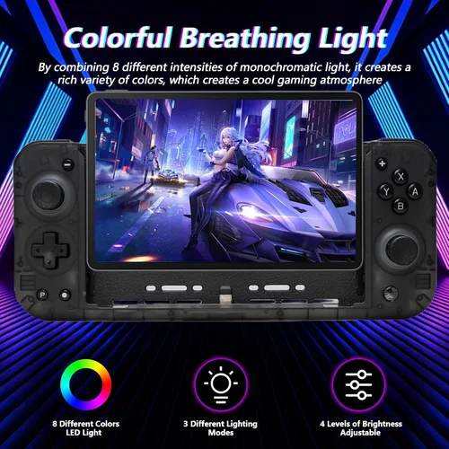 Vista 3 de SZYUYU Switch Controller for Nintendo Switch/OLED, Full-Size Grip Ergonomic Handheld Mode Controller, Switch Pro Controller One-Piece Joypad with 8