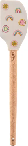 Vista 11 de Karma, espátula de silicona con mango de madera resistente al calor, espátulas para hornear, cocinar y mezclar, decoración moderna de cocina
