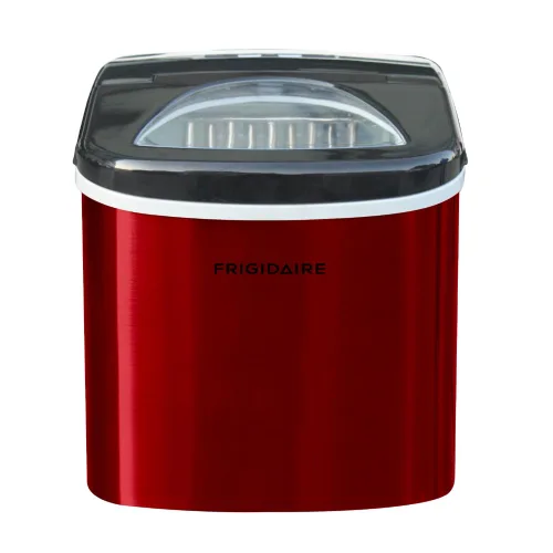 Vista 2 de FRIGIDAIRE RIC117-SSRED - Máquina de hielo de acero inoxidable mediana color rojo S/S