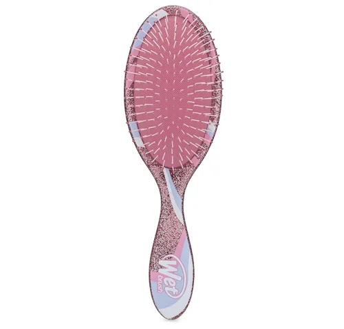 Vista 7 de Wet Brush Cepillo desenredante original, neutro (vórtice con brillantina), cerdas IntelliFlex ultrasuaves, cepillo desenredante que se desliza a