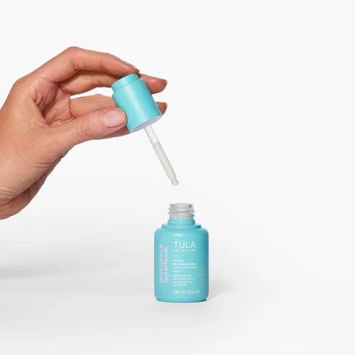 Vista 3 de TULA Gotas de tratamiento de arrugas para el cuidado de la piel, suero alternativo al retinol, antienvejecimiento, minimiza las arrugas, contiene