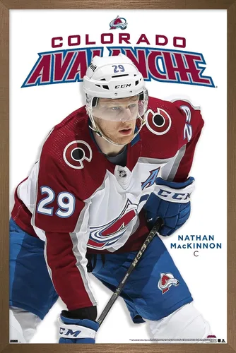 Vista 17 de Trends International NHL Colorado Avalanche - Póster de pared de la serie 23 de Nathan MacKinnon