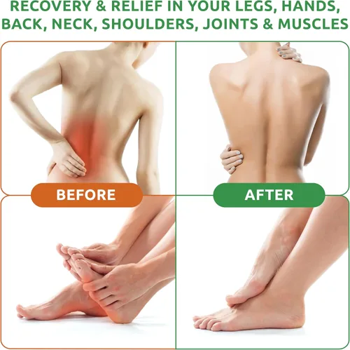 Vista 5 de SaluVera Crema para aliviar el dolor neuropatía – Alivio del dolor nervioso de máxima fuerza para pies, dedos de los pies, manos, piernas con aloe