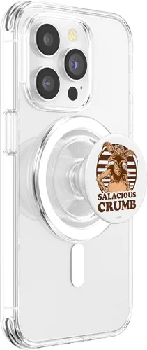 Vista 3 de Star Wars Salacious Crumb - Retrato a rayas PopSockets MagSafe PopGrip para iPhone