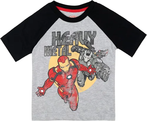 Vista 3 de Marvel Paquete de 2 camisetas para niños pequeños a niños grandes (2T - 18-20)