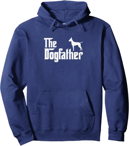 Vista 4 de podenco canario DogFather Funny Dog Dad Pullover Hoodie
