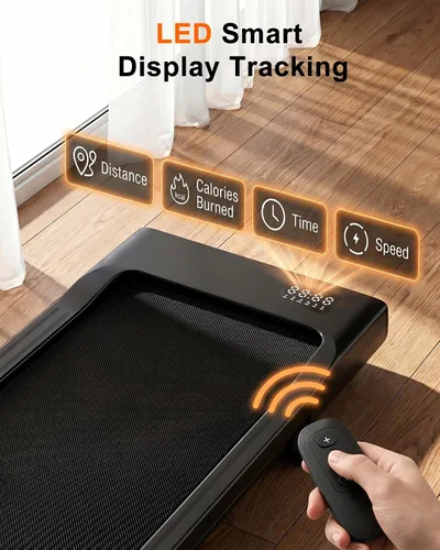 Vista 8 de Superun 3 in 1 Walking Pad with 6% Incline, Under Desk Treadmill Negro profundo