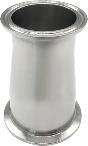 Vista 2 de Beduan Reductor Tri Clamp Férula Acero Inoxidable 304 Montaje Sanitario Tubo de 1.5" OD a 1" Tubo OD (Paquete de 1)