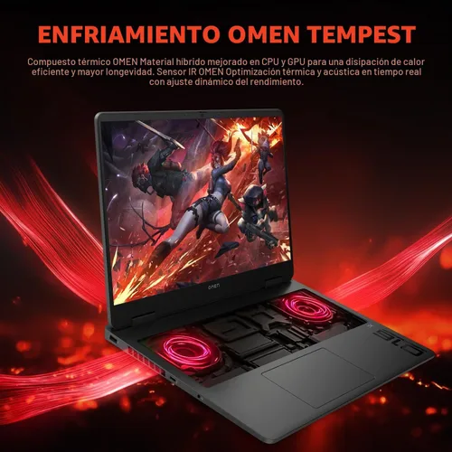 Vista 12 de PCONLINE Laptop para juegos HP OMEN Slim RTX 5070 Intel Ultra 9 285H 240Hz