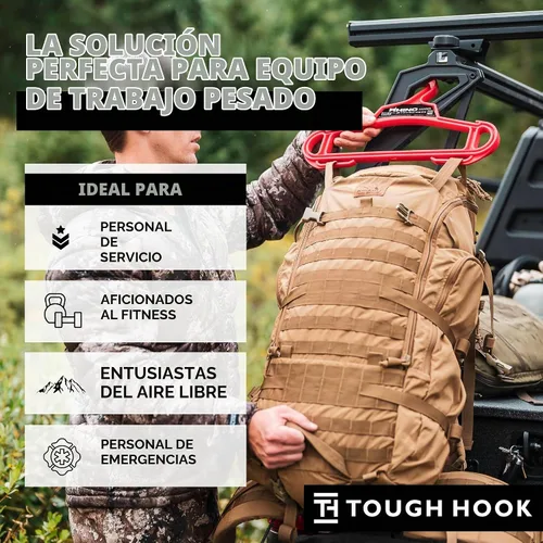 Vista 7 de Rhino Tough Hook - Perchas resistentes: chaleco con peso y armadura