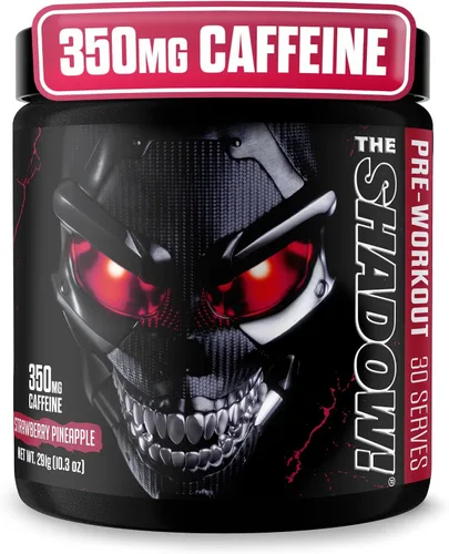 Vista 12 de JNX SPORTS The Shadow! Preentrenamiento de alto estímulo - Frambuesa azul 5 porciones 350 mg de cafeína, energía eléctrica, enfoque mental