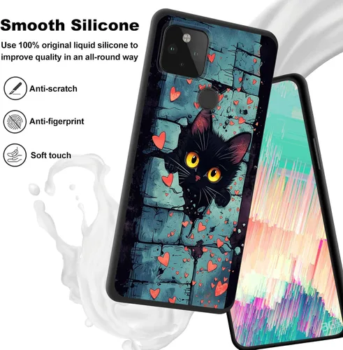 Vista 374 de Funda delgada para Google Pixel 4 XL, funda delgada de silicona de TPU suave a prueba de golpes para Google Pixel 4 XL, astronauta Galaxy