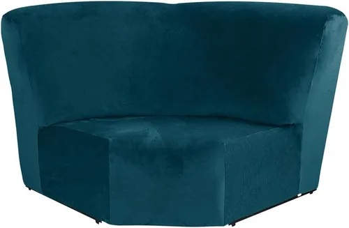 Vista 15 de Funda de terciopelo para sofá esquinero, 1 pieza adicional para asiento esquinero, protector para sofá reclinable en forma de L, decoración
