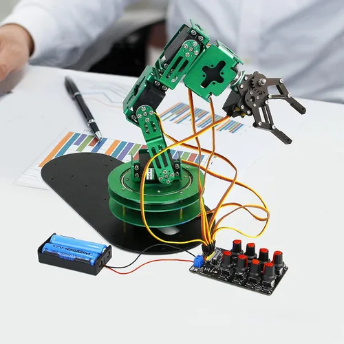 Vista 3 de Yahboom Controlador de servomotores RC de 8 canales, herramienta de centrado de controlador con protección contra sobrecorriente, 2 modos de control