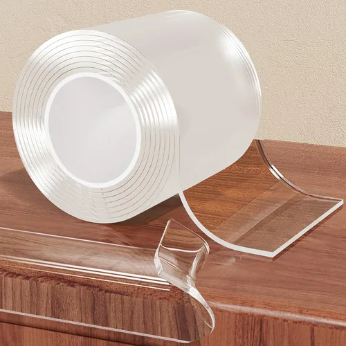 Vista 13 de Protector de Esquinas y Bordes a Prueba de Bebés, Protector Suave y Transparente para Esquinas de Mesas y Muebles y Tope de Seguridad para Puertas