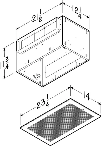 Vista 2 de Broan-NuTone L400, ventilador de alta capacidad, Blanco, L400