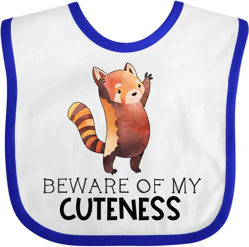 Vista 7 de inktastic Beware Of My Cuteness Cute Red Panda Babero