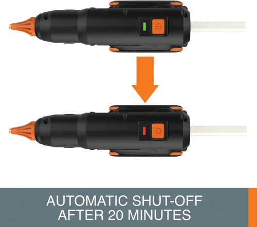 Vista 8 de Worx 20V Power Share Pistola de pegamento caliente de tamaño completo WX045L.9- (sólo herramienta)