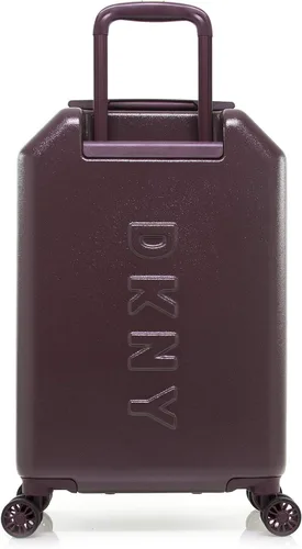Vista 2 de DKNY Equipaje 21" vertical con 8 ruedas giratorias, Abs+pc Case, Bolsa de fin de semana, Borgoña, Equipaje 21" vertical con 8 ruedas giratorias