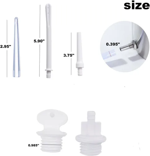 Vista 3 de Kit de enema pieza de repuesto (juego de 2 piezas) Manguera de enema de silicona Accesorios de limpieza de colon