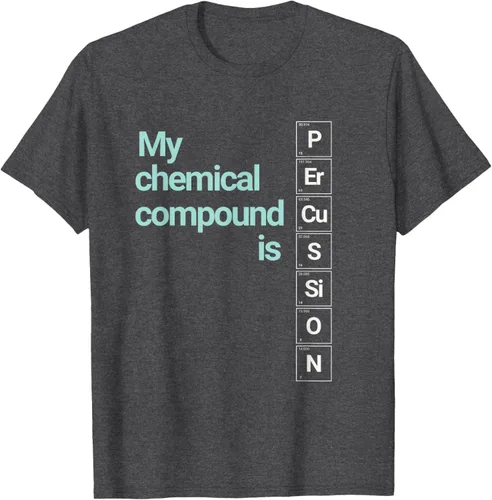 Vista 34 de Percussion Band Geek My Chemical Compound T-Shirt