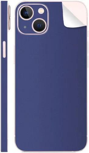 Vista 28 de SopiGuard Adhesivo para iPhone 15 Plus 6.7" Full Body Wrap Precision Edge-to-Edge (azul cepillado)