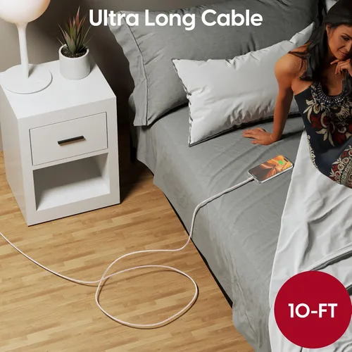 Vista 7 de TALK WORKS - Cargador de cable USB C a Lightning compatible con iPhone 14/14 Plus/14 Pro/14 Pro Max, 13/13 Mini/13 Pro/13 Pro Max, 12/12 Mini/ 12