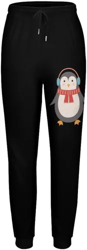 Vista 5 de Lindos pantalones deportivos de pingüino para mujer, cómodos pantalones de descanso para entrenamiento, senderismo, pantalones casuales con bolsillos